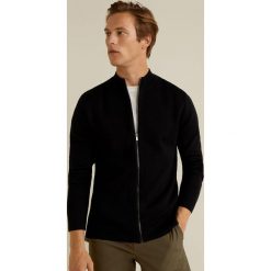 Mango Man - Sweter Double. Czarne kardigany męskie Mango Man, z bawełny. Za 229.90 zł.