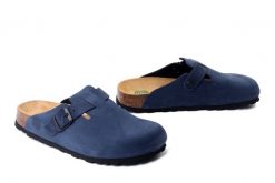 DR. BRINKMANN 600132-05 DS blau, klapki męskie, rozmiar 48. Niebieskie klapki i japonki męskie Dr. Brinkmann, bez wzorów, ze skóry. Za 354.90 zł.