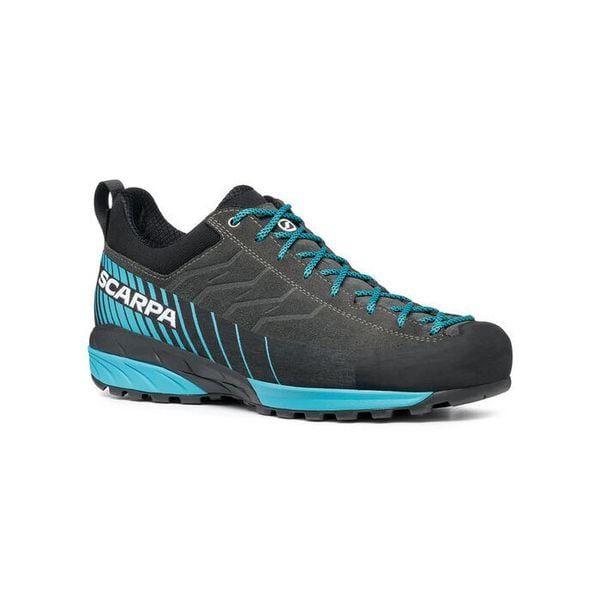 Buty podejściowe męskie Scarpa Mescalito GTX. Czarne buty trekkingowe męskie Scarpa, bez wzorów, sportowe, bez obcasa, bez zapięcia. Za 755.99 zł.