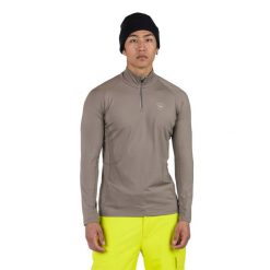 Longsleeve termoaktywny męski Rossignol Classique 1/2 Zip. Szare bielizna termoaktywna męska Rossignol, l, bez wzorów, bez ramiączek, narciarskie. Za 319.99 zł.