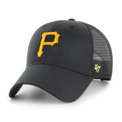 Brand `47 czapka z daszkiem Pittsburgh Pirates B-BRANS20CTP-BKC czarny OSFM. Czarne czapki męskie 47 Brand, bez wzorów. Za 139.00 zł.