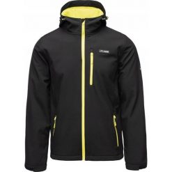 Męska Kurtka Soft Shell Iver II. Czarne kurtki męskie ELBRUS, m, bez wzorów, sportowe, bez ramiączek, bez kaptura. Za 241.99 zł.