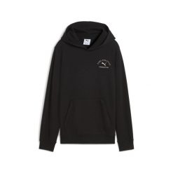 Młodzieżowa bluza z kapturem PUMA Class z grafiką PUMA Black. Czarna bluzy nierozpinane męskie Puma, m, bez wzorów, z kapturem. Za 229.00 zł.