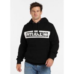 Bluza męska Pitbull z kapturem Sherwood. Czarne bluzy nierozpinane męskie PITBULL, m, bez wzorów, sportowe, bez ramiączek, z kapturem. Za 239.00 zł.