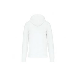 Ekologiczna rozpinana bluza z kapturem Kariban. Białe bluzy rozpinane męskie KARIBAN, m, bez wzorów, bez ramiączek, z kapturem. Za 188.00 zł.