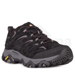Buty trekkingowe Merrell Moab 3 GTX czarne. Czarne buty trekkingowe męskie Merrell, bez wzorów, z gore-texu, bez zapięcia, trekkingowe, gore-tex. Za 666.80 zł.