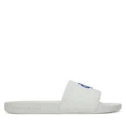 Klapki Calvin Klein Jeans. Szare klapki i japonki męskie Calvin Klein Jeans, bez wzorów, z jeansu. Za 119.99 zł.