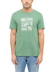 Męski T-Shirt Mustang Style Austin Dark Ivy 1016272 6326. T-shirty męskie Mustang, m, bez wzorów, bez kołnierzyka, bez ramiączek. Za 89.99 zł.