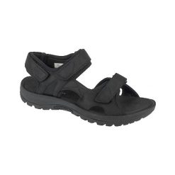 Sandały Trekkingowe Męskie Merrell Sandspur 2 Convert. Czarne sandały męskie Merrell, z nubiku, bez zapięcia. Za 346.75 zł.
