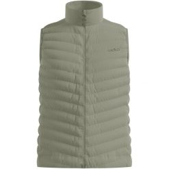 Kamizelka puchowa Odlo Vest Insulated X-ALP DOWN. Zielone kamizelki męskie Odlo, z puchu, bez kaptura. Za 949.99 zł.