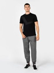 Les Hommes T-Shirt | LBT1019700N | Mężczyzna | Czarny. Czarne t-shirty męskie Les Hommes, m, bez wzorów, z bawełny, bez kołnierzyka, bez ramiączek. W wyprzedaży za 399.00 zł.