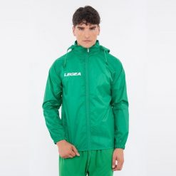 Męska Kurtka Przeciwdeszczowa Bieganie Cechy Kluczowe Zielona. Zielone kurtki treningowe męskie Legea, m, bez wzorów, do biegania. W wyprzedaży za 56.00 zł.