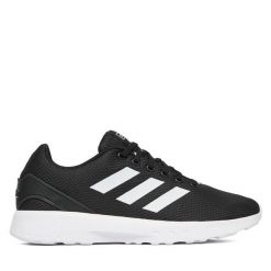 Buty do biegania adidas. Czarne buty do biegania męskie ADIDAS, bez wzorów, bez zapięcia, do biegania. Za 239.99 zł.