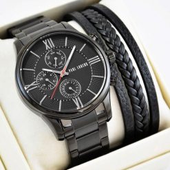 Zestaw męski zegarek Paul Lorens-SAVRES- PL11652B6-1A5 + bransoletka. Zegarki męskie Paul Lorens. Za 484.12 zł.