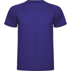 Męska Koszulka Sportowa Montecarlo Z Krótkim Rękawem. Fioletowe t-shirty sportowe męskie ROLY, m, bez wzorów, sportowe, bez ramiączek. Za 33.99 zł.