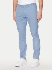 Tommy Jeans Chinosy Austin DM0DM20282 Niebieski Slim Fit. Niebieskie eleganckie spodnie męskie Tommy Jeans, bez wzorów, z bawełny. Za 259.99 zł.