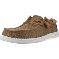 Buty HEY DUDE WALLY STRETCH SOX Brązowy. Brązowe buty trekkingowe męskie SENZA MARCA, bez wzorów, z tkaniny, bez zapięcia, trekkingowe. Za 283.99 zł.