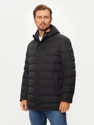 KARL LAGERFELD Kurtka puchowa 505028 544593 Czarny Regular Fit. Czarne kurtki męskie KARL LAGERFELD, m, bez wzorów, z puchu, bez ramiączek, bez kaptura. Za 1,849.00 zł.