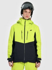 4F Kurtka narciarska membrana Dermizax 20000 z wypełnieniem Primaloft Black męska - zielona L. Żółte kurtki narciarskie i snowboardowe męskie 4f, na zimę, l, bez wzorów, z meshu, bez kaptura, narciarskie, Dermizax. Za 1,499.99 zł.