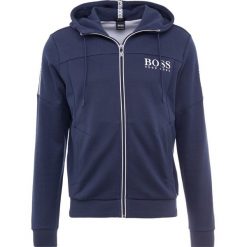 BOSS ATHLEISURE SAGGY Bluza rozpinana navy. Niebieskie bluzy rozpinane męskie BOSS ATHLEISURE, z bawełny. Za 749.00 zł.