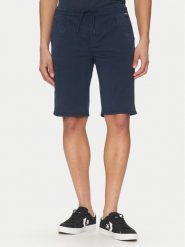 Blend Szorty materiałowe 20718156 Granatowy Regular Fit. Niebieskie szorty męskie Blend, bez wzorów, z bawełny. Za 99.99 zł.