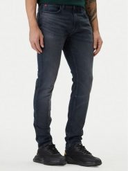 HUGO Jeansy 50556055 Granatowy Extra Slim Fit. Niebieskie jeansy męskie Hugo, bez wzorów, z bawełny. Za 519.99 zł.