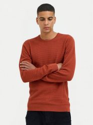 Blend Sweter 20717257 Czerwony Regular Fit. Czerwone kardigany męskie Blend, m, bez wzorów, z bawełny, bez ramiączek. Za 69.99 zł.