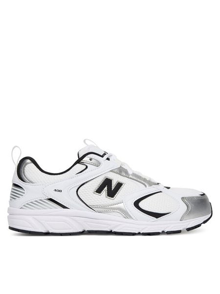 New Balance Sneakersy ML408WB Biały. Białe buty sportowe na co dzień męskie New Balance, m, bez wzorów, ze skóry, bez ramiączek, bez kaptura. Za 339.99 zł.