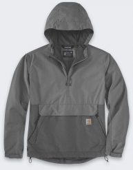Kurtka Carhartt Anorak Rain Defender Light Gravel. Kurtki męskie Carhartt, m, bez wzorów, bez ramiączek, bez kaptura. Za 370.17 zł.