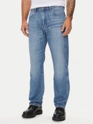 Wrangler Jeansy Frontier 112358056 Niebieski Relaxed Fit. Niebieskie jeansy męskie Wrangler, bez wzorów, z bawełny. Za 279.00 zł.