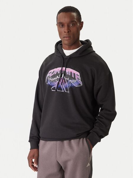 Adidas Bluza Fortnite JV8018 Czarny Regular Fit. Czarne bluzy nierozpinane męskie ADIDAS, m, bez wzorów, z syntetyku, bez ramiączek, bez kaptura. Za 209.99 zł.