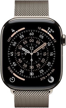 Smartwatch Apple Watch 11 42 mm GPS + Cellular milanese z tytanu Zegarek Series 11 GPS+Cell MF8P4ET/A (195950471038). Zegarki smartwatch Apple. Za 4,457.45 zł.