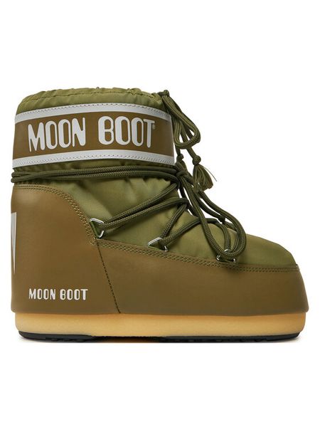 Moon Boot Śniegowce 80D1409340 Khaki. Brązowe buty zimowe męskie Moon Boot, bez wzorów, ze skóry, bez obcasa, bez zapięcia. Za 529.99 zł.