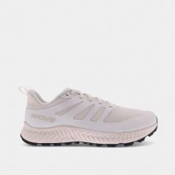 Buty do biegania męskie, Trailfly Standard. Białe buty do biegania męskie Inov-8, bez wzorów, z gumy, bez zapięcia, do biegania. Za 499.99 zł.