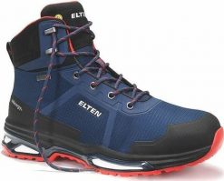 Buty trekkingowe męskie Sourcing Shoes ELTEN Bente XXE GTX Blue Mid ESD S3, blue 42. Niebieskie buty trekkingowe męskie Sourcing, bez wzorów, bez zapięcia. Za 699.56 zł.