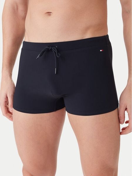 Tommy Hilfiger Kąpielówki UM0UM03728 Granatowy. Niebieskie kąpielówki męskie Tommy Hilfiger, m, bez wzorów, z syntetyku. Za 229.99 zł.