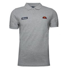 Koszulka Polo z krótkim rękawem Męska Ellesse SHS04475. Szare koszulki polo męskie Ellesse, l, bez wzorów, bez kołnierzyka, bez ramiączek. W wyprzedaży za 98.99 zł.