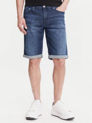 KARL LAGERFELD Szorty jeansowe 265820 552833 Granatowy Regular Fit. Niebieskie szorty męskie KARL LAGERFELD, bez wzorów, z bawełny. Za 389.99 zł.