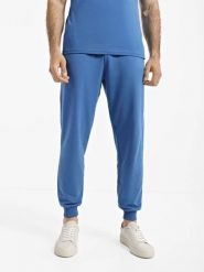 Sportinės kelnės vyrams Textile-Contact, mėlynos. Długie spodnie sportowe męskie Nike, bez wzorów. Za 209.40 zł.