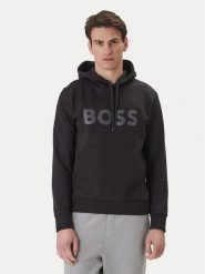 BOSS Bluza Soody 50555515 Czarny Regular Fit. Czarne bluzy nierozpinane męskie Boss, l, bez wzorów, z bawełny, bez ramiączek, bez kaptura. Za 679.99 zł.