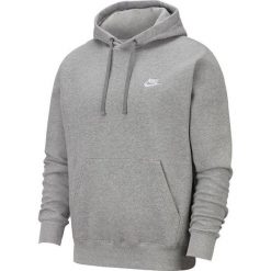 Bluza męska Nike NSW Club Hoodie jasnoszara BV2654 063. Czarne bluzy nierozpinane męskie Nike, m, bez wzorów, sportowe, bez ramiączek, bez kaptura. Za 310.99 zł.