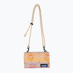 Portfel KAVU Islamorada Cross Body. Brązowe portfele męskie KAVU, bez wzorów. Za 209.99 zł.