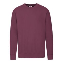 Lekka Bluza Rozpinana Unisex Dla Dorosłych. Brązowe bluzy rozpinane męskie Fruit of the Loom, m, bez wzorów, bez ramiączek, bez kaptura. Za 71.99 zł.