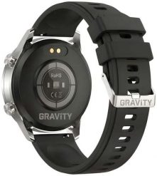 Smartwatch Gravity Srebrny 2 Paski GT10-8. Szare zegarki smartwatch Gravity. Za 158.82 zł.