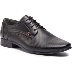 Półbuty OTTIMO M112091101-2. Czarne eleganckie półbuty męskie Ottimo, ze skóry, bez obcasa, bez zapięcia. Za 99.99 zł.