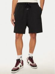 Nike Szorty sportowe FJ0700 Czarny Regular Fit. Czarne szorty sportowe męskie Nike, bez wzorów, z bawełny, sportowe. Za 299.99 zł.