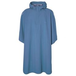Rowerowe poncho przeciwdeszczowe Hoga, horyzont niebieski. Niebieskie kurtki treningowe męskie BASIL, m, bez wzorów, bez kaptura, rowerowe. Za 329.90 zł.