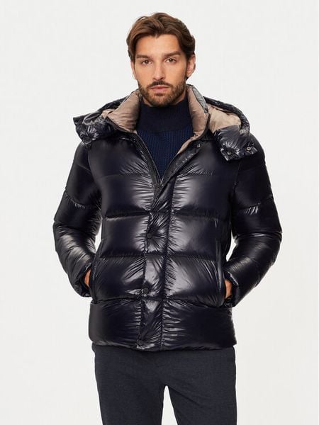 Hetregó Kurtka puchowa Felix 8N563 Granatowy Regular Fit. Niebieskie kurtki męskie Hetregó, m, bez wzorów, z puchu, bez ramiączek, bez kaptura. Za 1,149.99 zł.