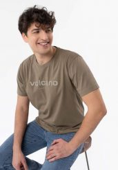 T-TOL. Brązowe t-shirty męskie Volcano, m, bez wzorów, z bawełny, bez kołnierzyka, bez ramiączek. Za 69.99 zł.