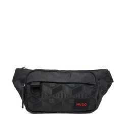 Nerka HUGO. Czarne saszetki męskie Hugo, bez wzorów, małe. Za 269.99 zł.